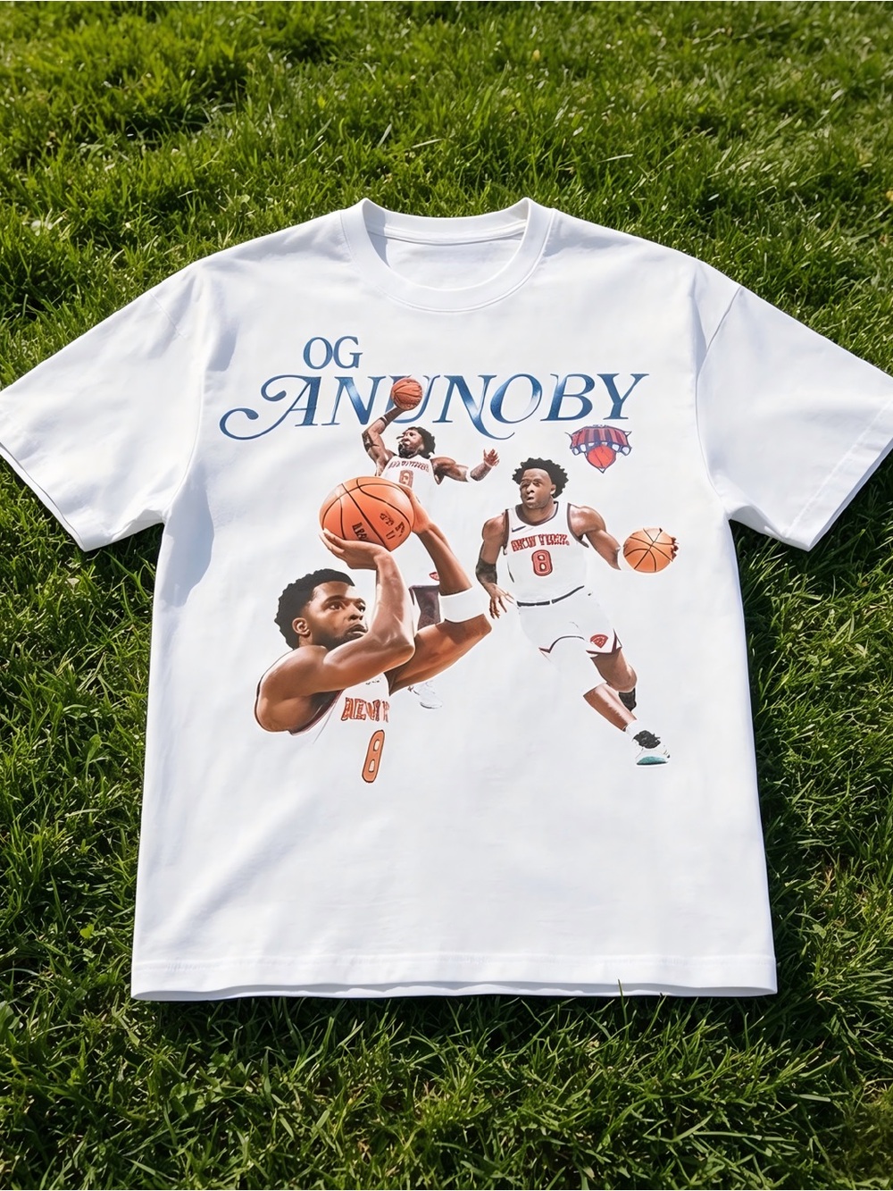 Kith For The New York Knicks Og Anunoby Legend Tee Graphic T-shirt unisex